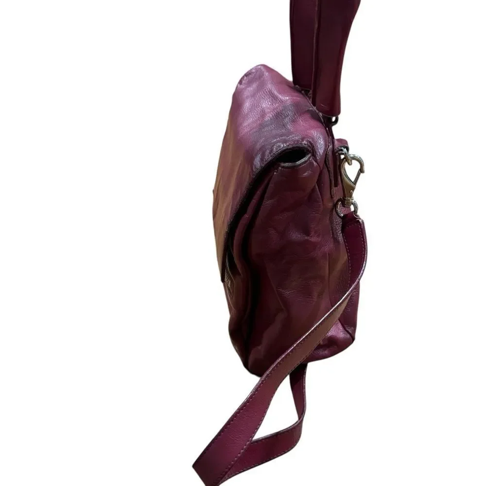 Givenchy Pandora Pure Dark Red Top Handle Front Flap Bag